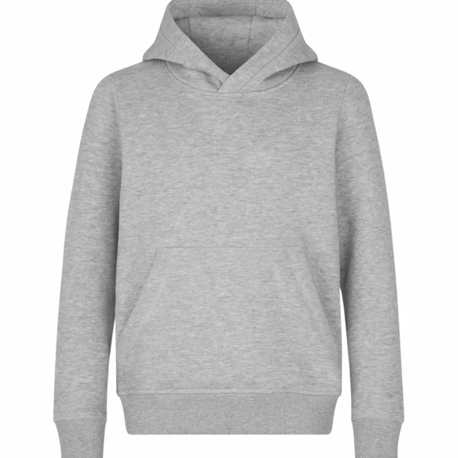 Sale ID Core Børne Hættetrøje - Grå Melange