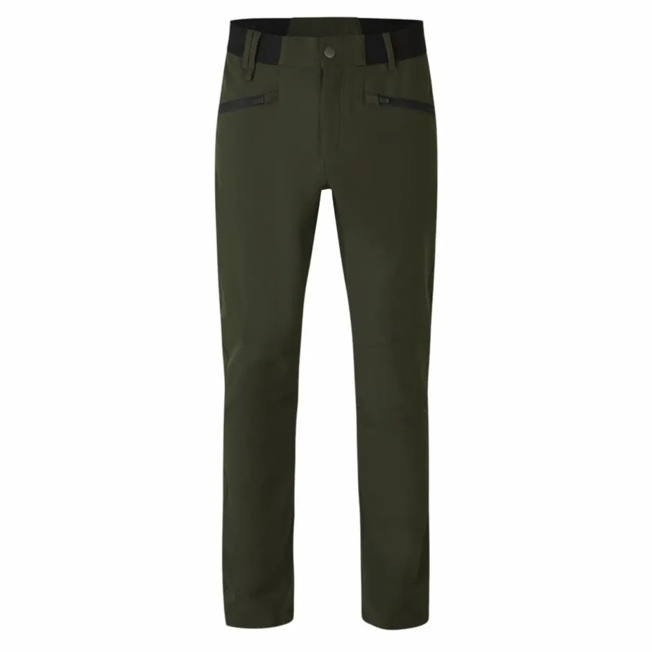 Best ID Core Herre Outdoorbukser m. stretch - Oliven
