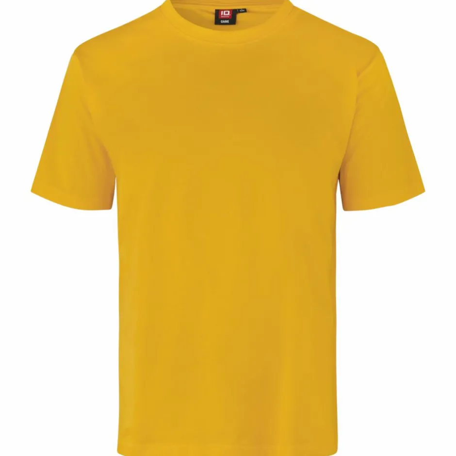 Discount ID Game Herre T-shirt - Gul