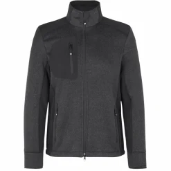 New ID Herre Fleecejakke - Grafit Melange