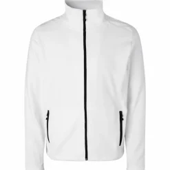 Discount ID Herre Fleecejakke - Hv Hvid