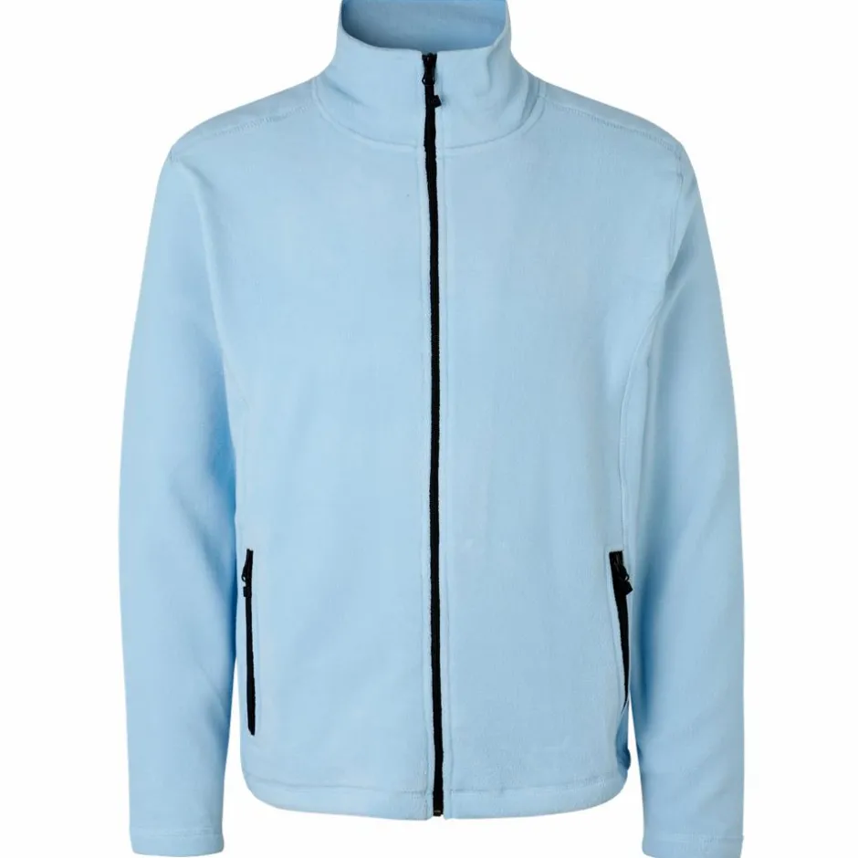 Sale ID Herre Fleecejakke - Lys Blå
