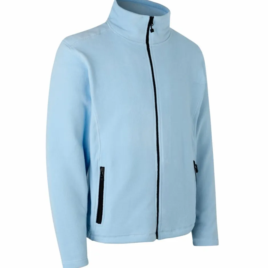 Sale ID Herre Fleecejakke - Lys Blå