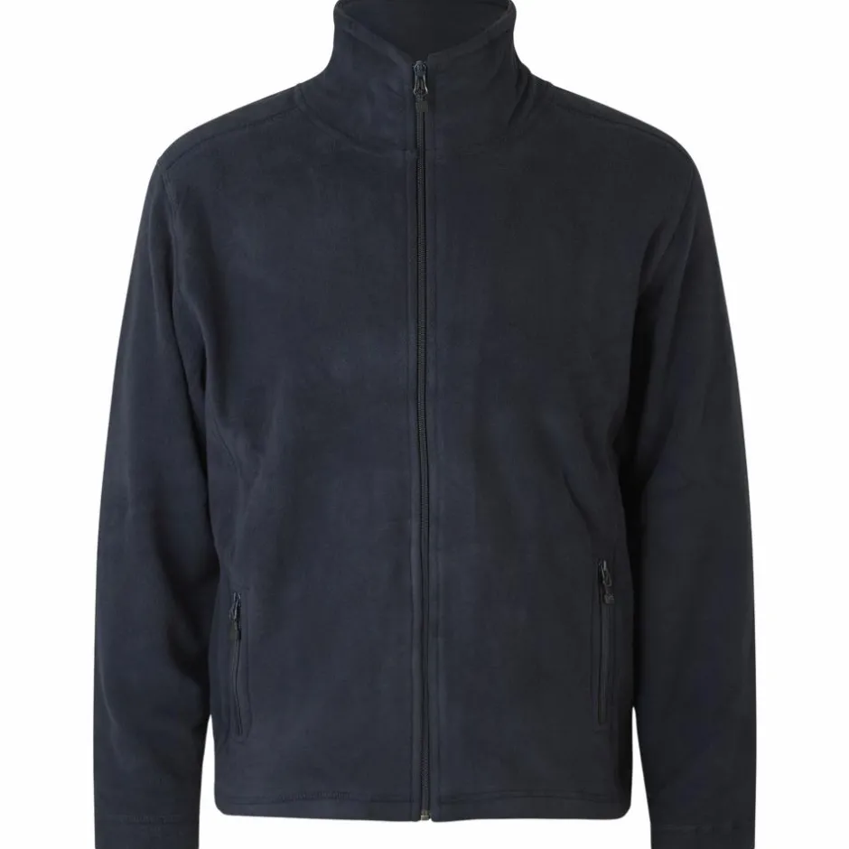 Outlet ID Herre Fleecejakke - Navy