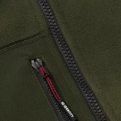 Outlet ID Herre Fleecejakke - Oliven