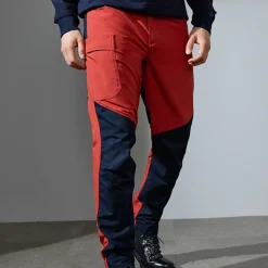 Hot ID Herre Outdoorbukser m. stretch - Brændt Orange