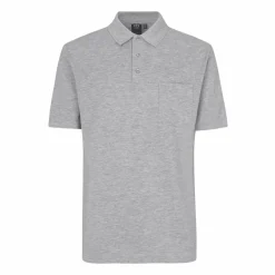 Discount ID Herre Polo - Grey Melange