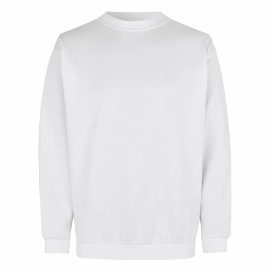 Clearance ID Herre Sweatshirt - Hv Hvid