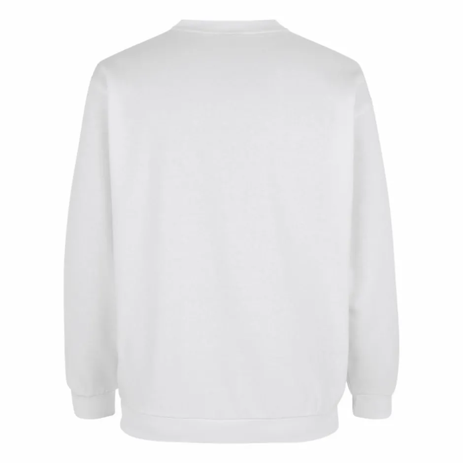 Clearance ID Herre Sweatshirt - Hv Hvid