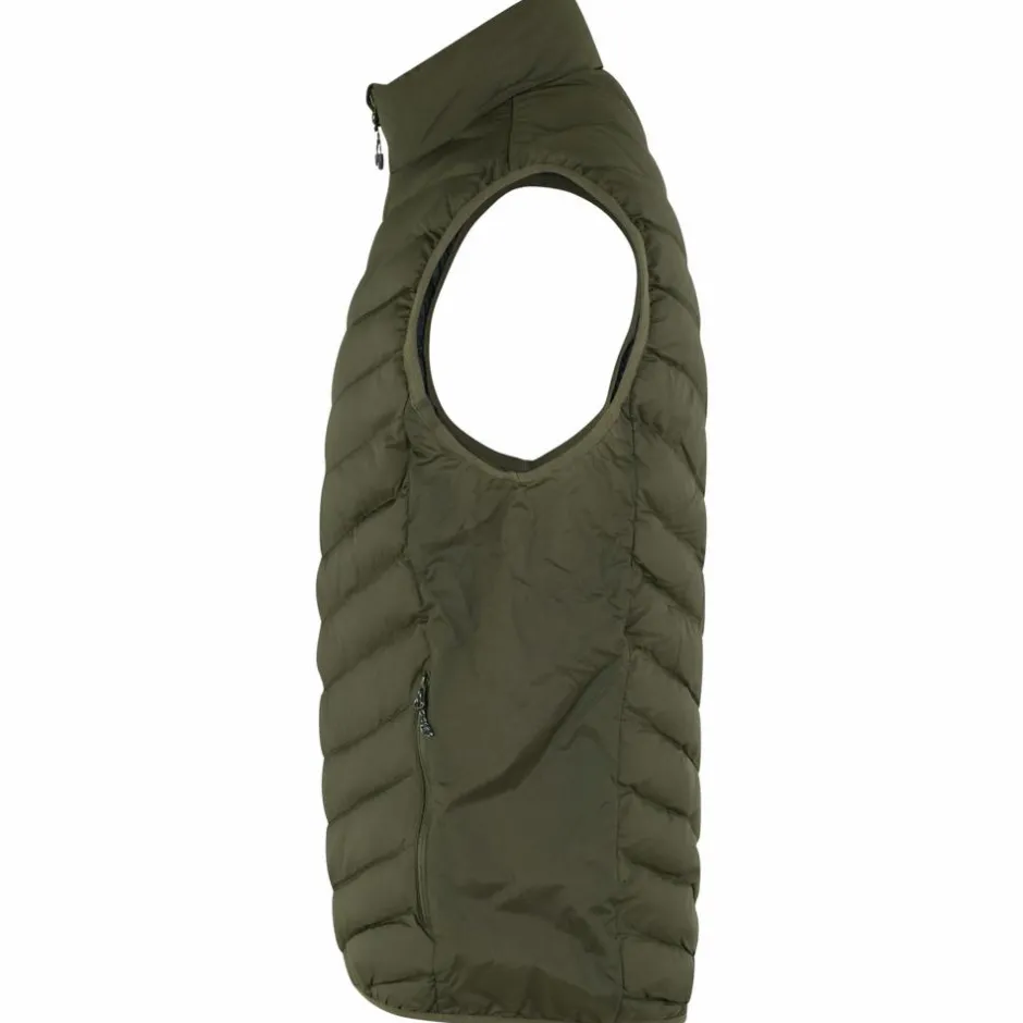 Best ID Herre Vest m. stretch - Oliven
