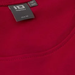 Online ID Interlock Dame Langærmet t-shirt - Rød