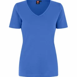 Outlet ID Interlock Dame T-shirt - Azur