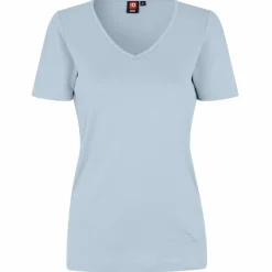 New ID Interlock Dame T-shirt - Light Blue