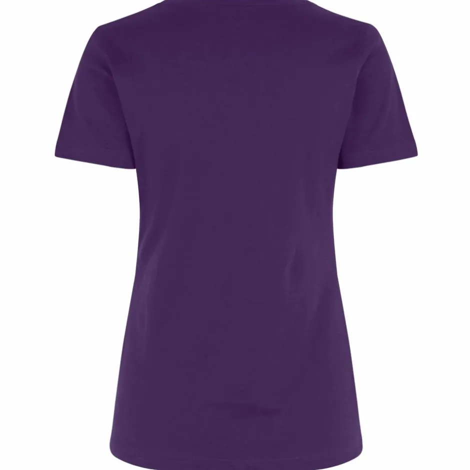 Best ID Interlock Dame T-shirt - Lilla