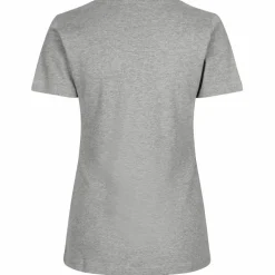 Outlet ID Interlock Dame T-shirt - Grå Melange