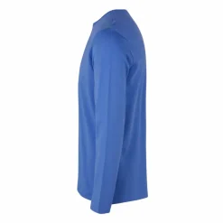 Discount ID Interlock Herre Langærmet t-shirt - Azur