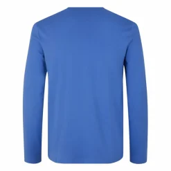 Discount ID Interlock Herre Langærmet t-shirt - Azur