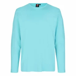 Outlet ID Interlock Herre Langærmet t-shirt - Mint