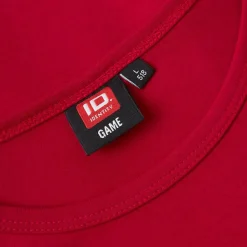 Online ID Interlock Herre Langærmet t-shirt - Rød