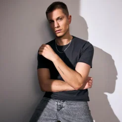 Discount ID Interlock Herre T-shirt - Koksgrå