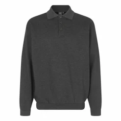 Discount ID Klassisk Herre Sweatshirt - Grafit Melange