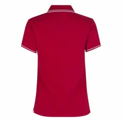 Best ID Kontrast Dame Polo - Red