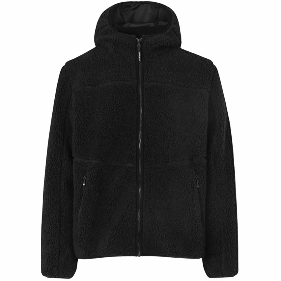 Sale ID Pile Herre Fleecejakke - Sort