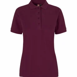 New ID Pro Wear Dame Polo - Bordeaux
