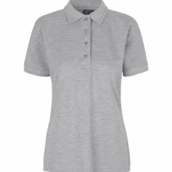 Online ID Pro Wear Dame Polo - Grey Melange