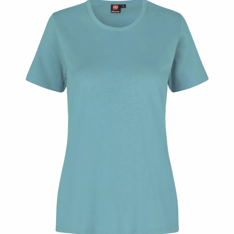 Discount ID Pro Wear Dame T-shirt - Dusty Aqua