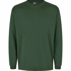 Hot ID Pro Wear Herre Langærmet t-shirt - Flaskegrøn