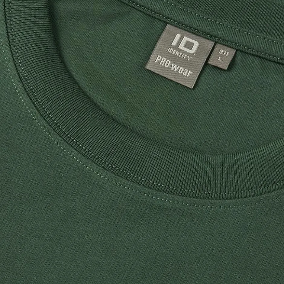Hot ID Pro Wear Herre Langærmet t-shirt - Flaskegrøn