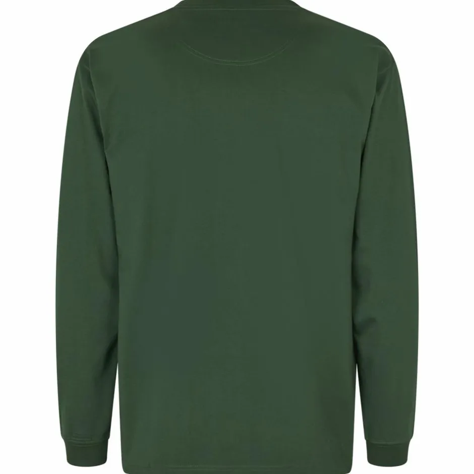 Hot ID Pro Wear Herre Langærmet t-shirt - Flaskegrøn