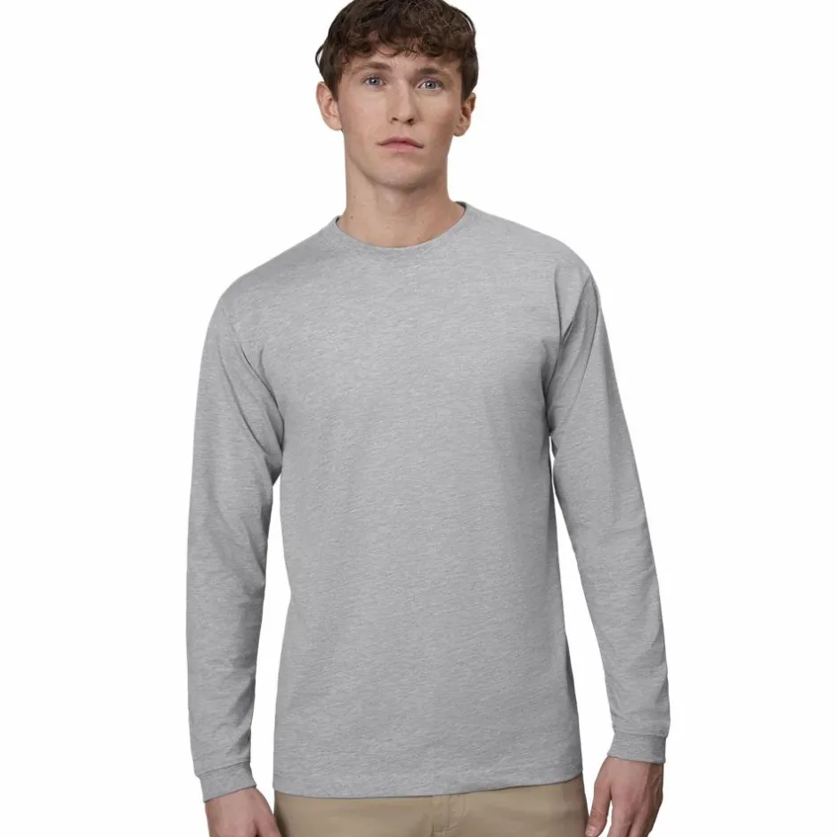 Online ID Pro Wear Herre Langærmet t-shirt - Grey Melange