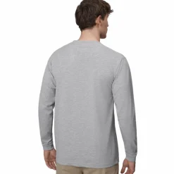 Online ID Pro Wear Herre Langærmet t-shirt - Grey Melange