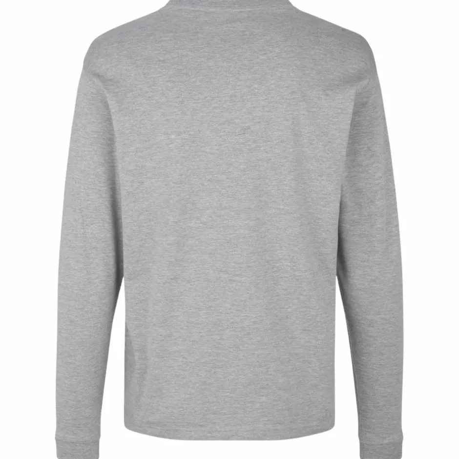 Online ID Pro Wear Herre Langærmet t-shirt - Grey Melange