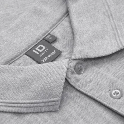 Hot ID Pro Wear Herre Polo - Grey Melange