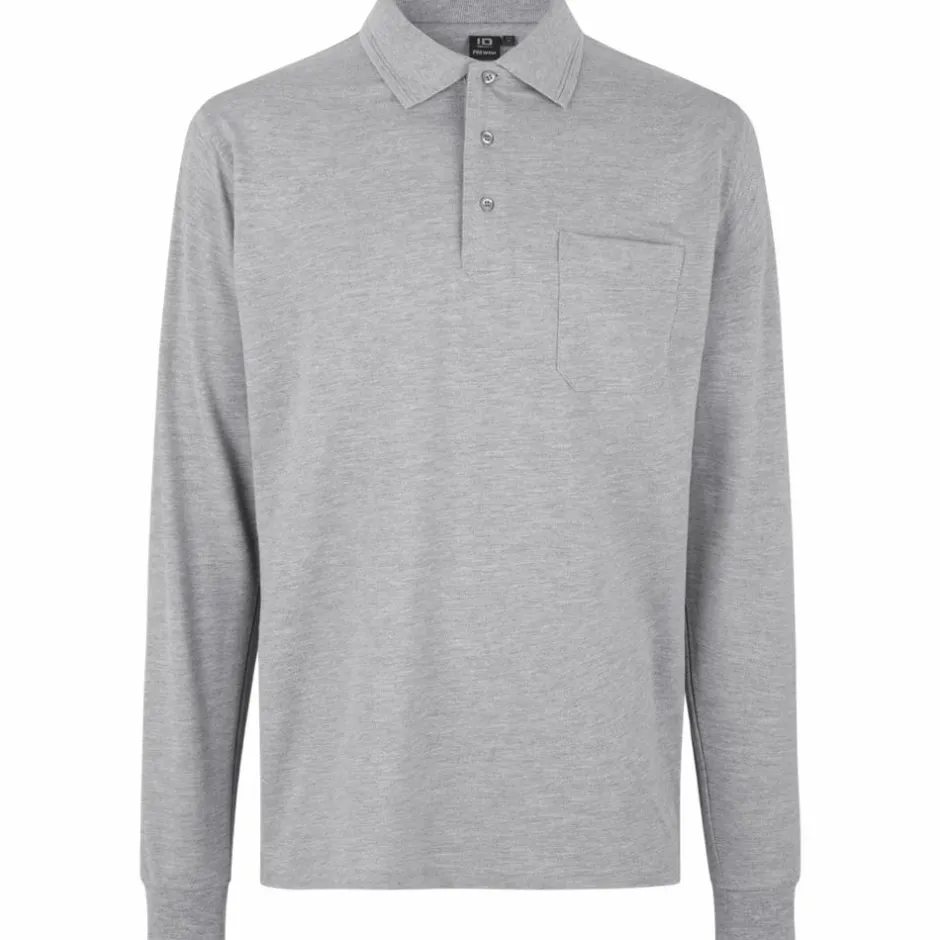 Sale ID Pro Wear Herre Polo - Grey Melange