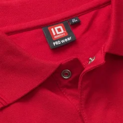 New ID Pro Wear Herre Polo - Red
