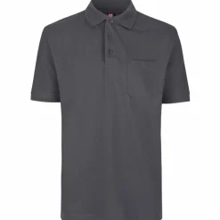 New ID Pro Wear Herre Polo - Silver Grey