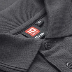 New ID Pro Wear Herre Polo - Silver Grey