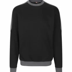 Outlet ID Pro Wear Herre Sweatshirt - Black