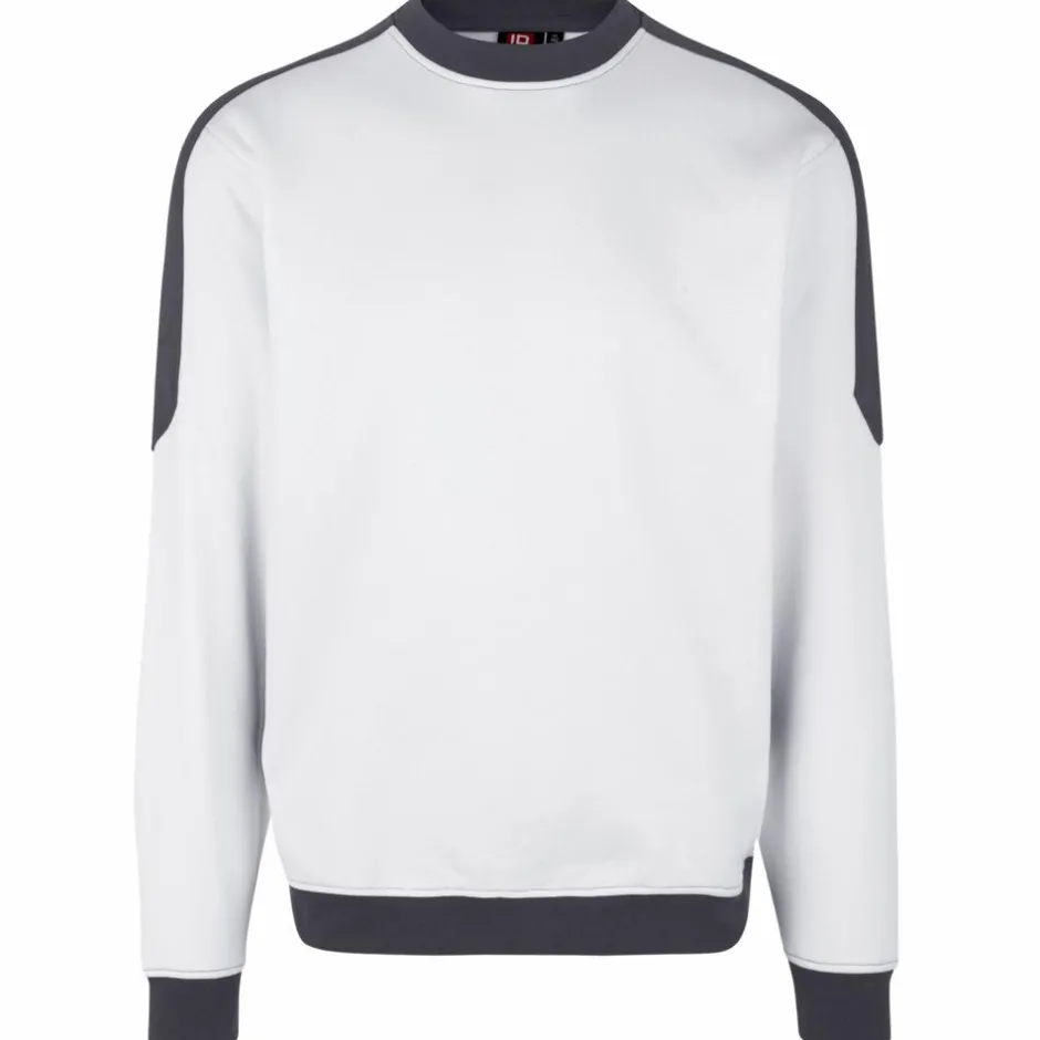 Clearance ID Pro Wear Herre Sweatshirt - White