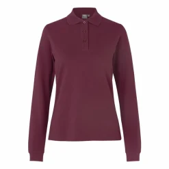 Hot ID Stretch Dame Polo - Bordeaux