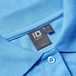 New ID Stretch Dame Polo - Lyseblå