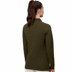 Best ID Stretch Dame Polo - Oliven