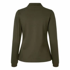 Best ID Stretch Dame Polo - Oliven