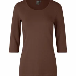 Discount ID Stretch Dame Trøje m. stretch - Mocca