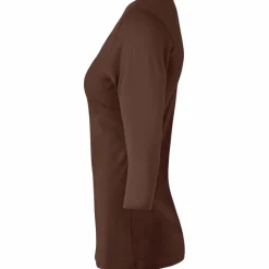 Discount ID Stretch Dame Trøje m. stretch - Mocca