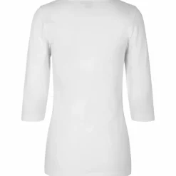 Best ID Stretch Dame Trøje m. stretch - Hv Hvid